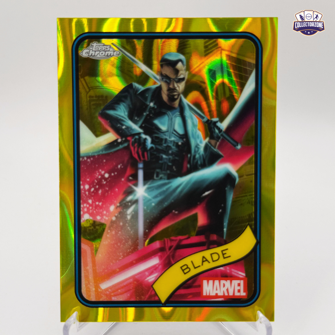 Marvel Chrome 2025 Blade (Yellow Lava Refractor)