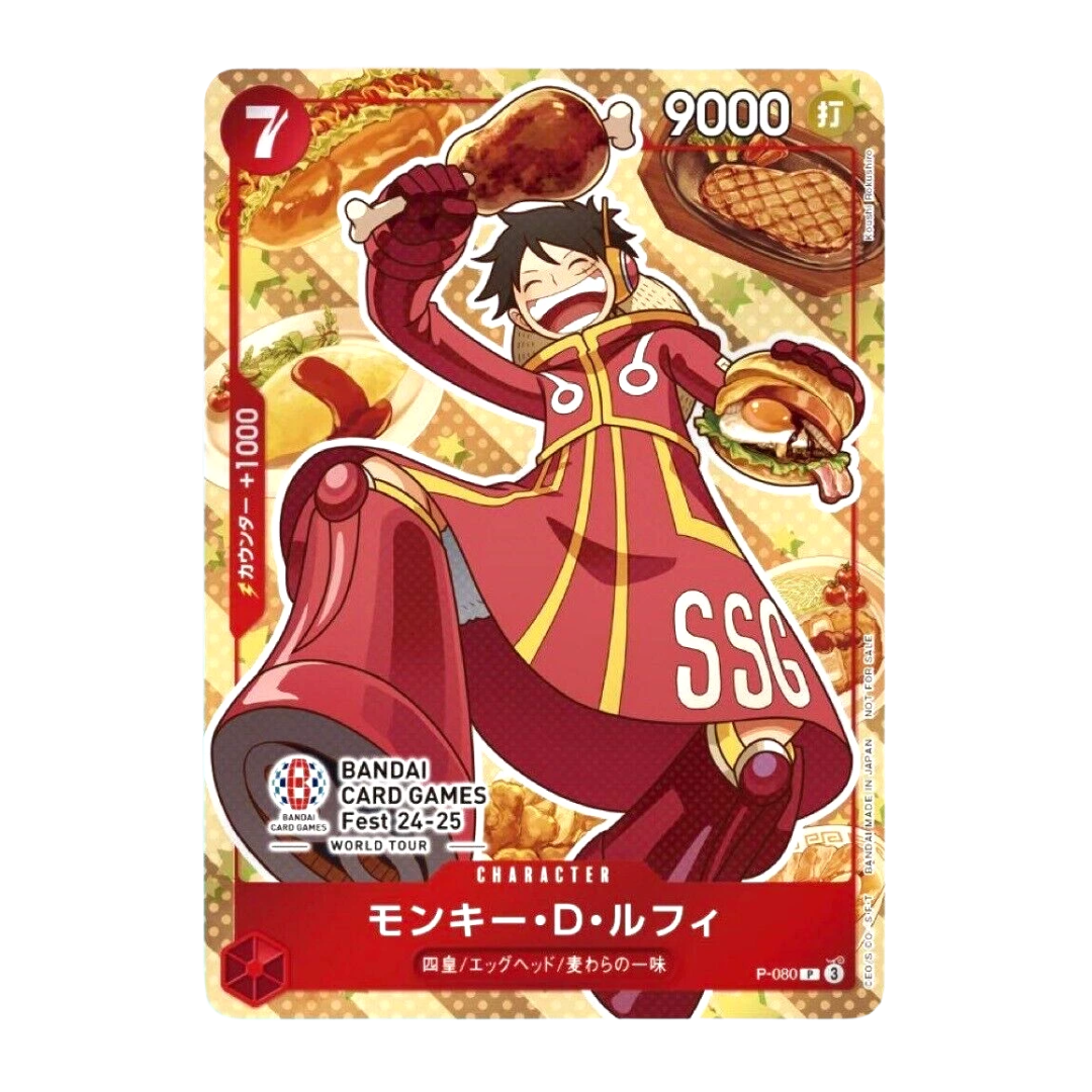 One Piece Monkey D. Luffy P-080 Bandai Games Fest 24/25