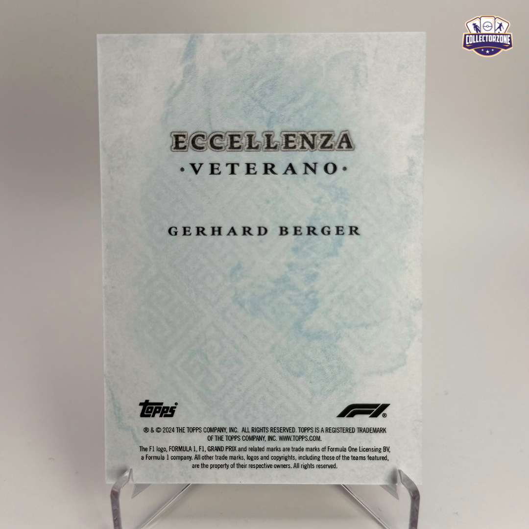 Eccellenza 2024 Gerhard Berger (Veterano 24/49)