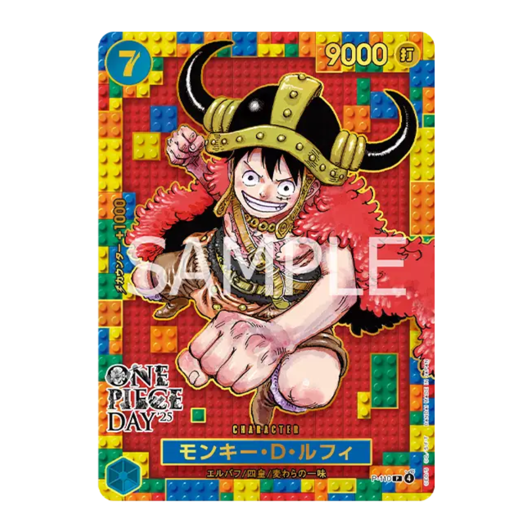 One Piece Day 25 Luffy + Don Promo Card