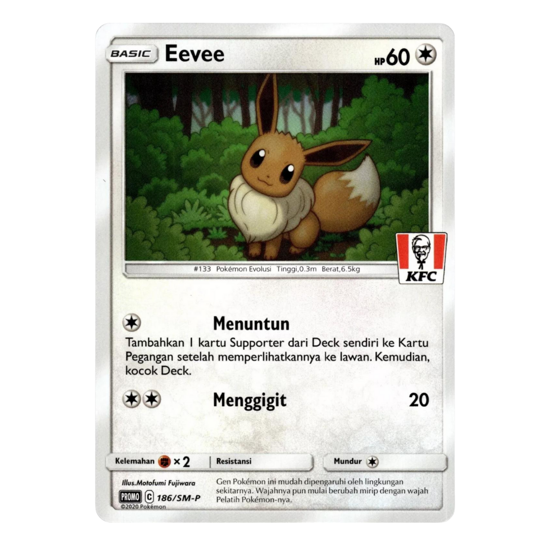 Pokémon Eevee KFC Promo 186/SM-P