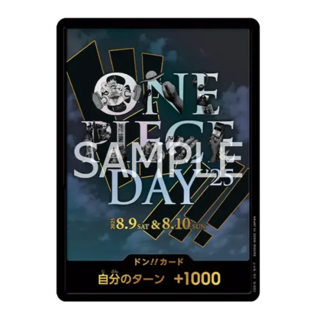 One Piece Day 25 Luffy + Don Promo Card