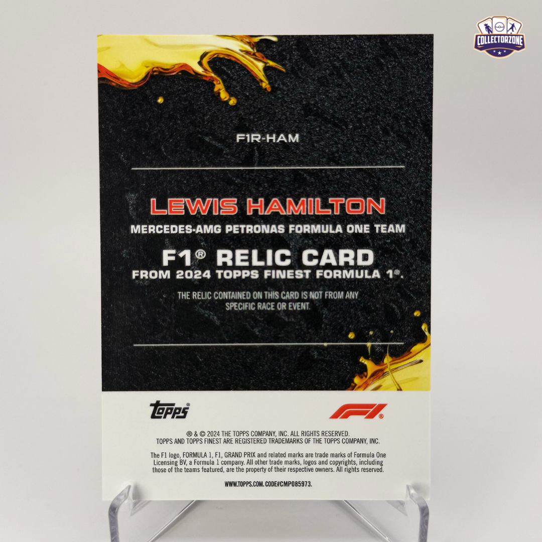 F1 Finest 2024 Lewis Hamilton (F1 Relic Card 65/75)