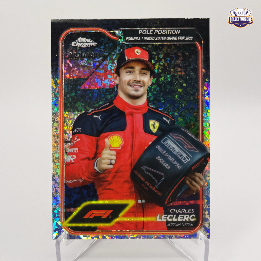 Topps Chrome 2024 Charles Leclerc (Mini Diamond Foil 229/299)