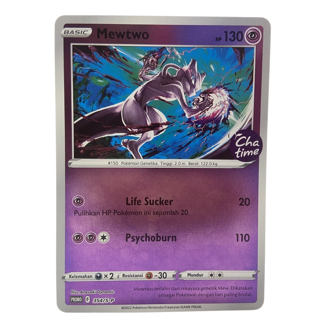 Pokémon Mewtwo Chatime Promo 354/S-P