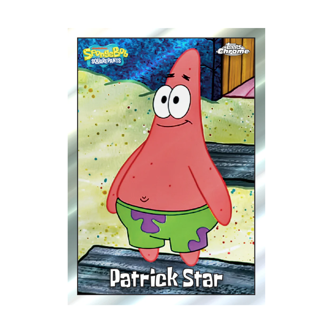 Topps Chrome 25th Anniversary SpongeBob Value Blaster 2025