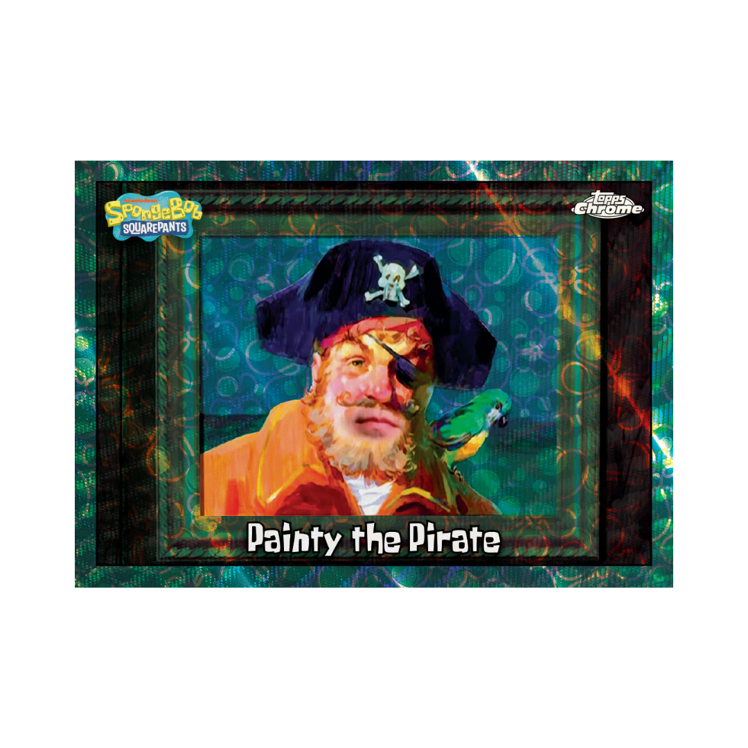Topps Chrome 25th Anniversary SpongeBob Value Blaster 2025