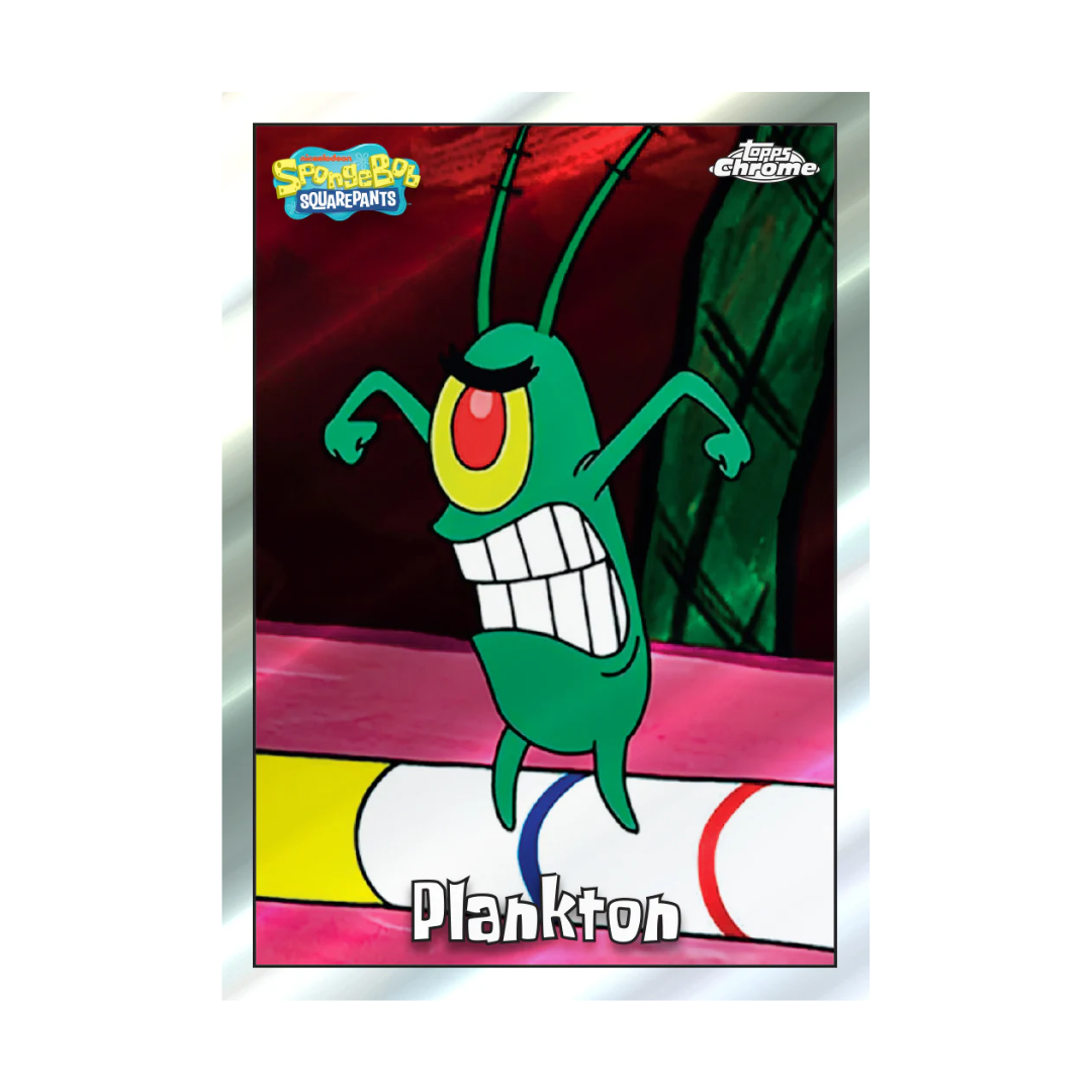 Topps Chrome 25th Anniversary SpongeBob Value Blaster 2025