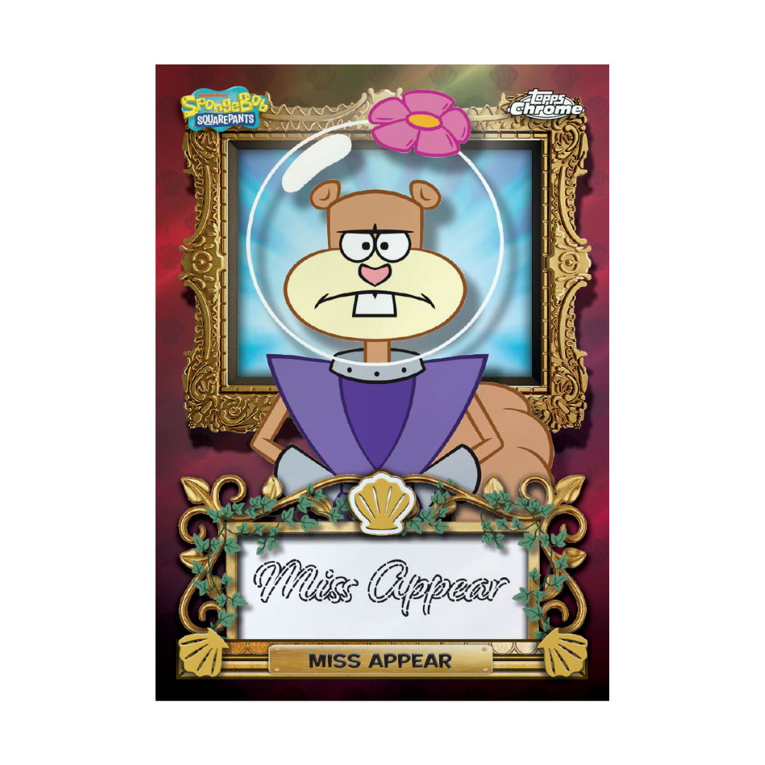 Topps Chrome 25th Anniversary SpongeBob Value Blaster 2025