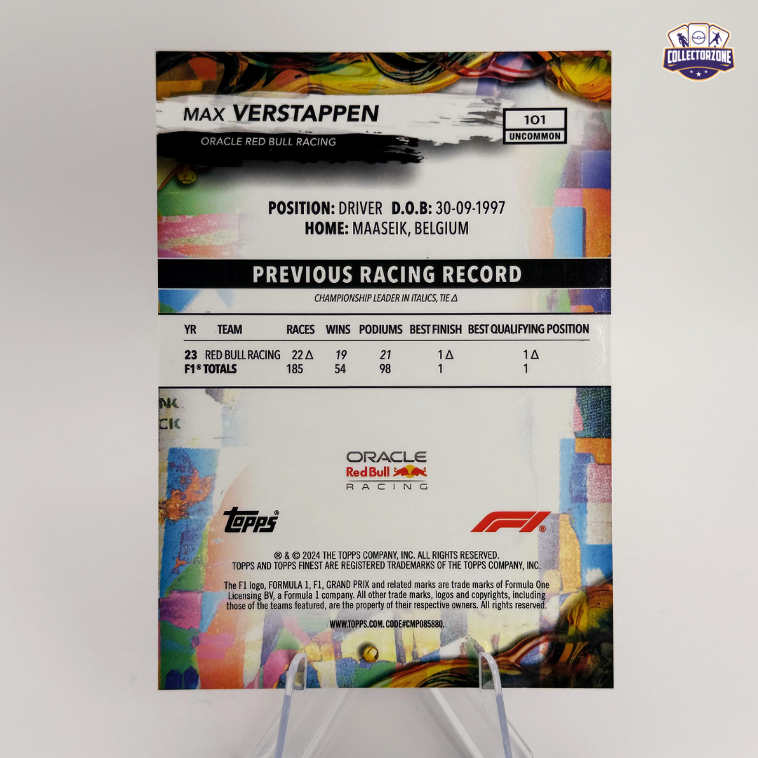 F1 Finest 2025 Max Verstappen (Uncommon Driver Number Match 01/05)
