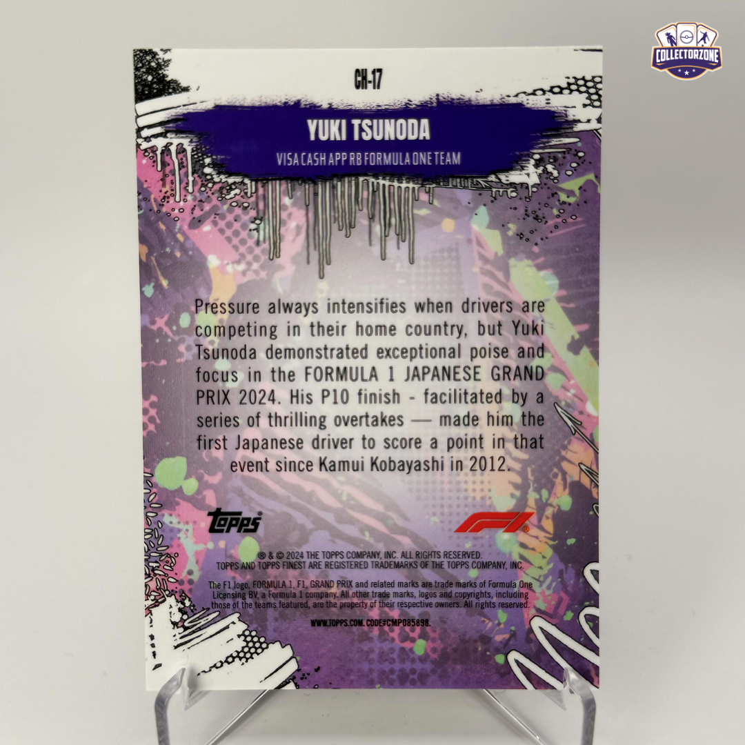 F1 Finest 2024 Yuki Tsunoda (Chaos Insert 15/50)