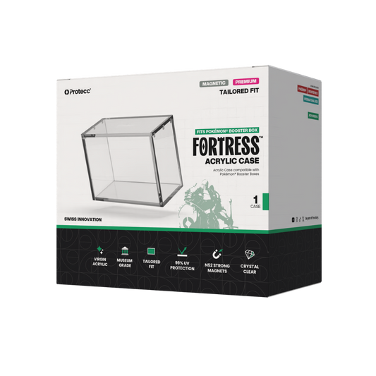 Protecc Fortress Pokémon Booster Box Acryl Case