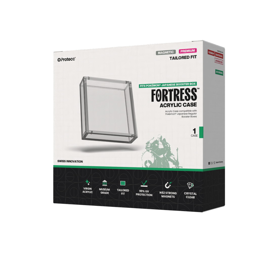 Protecc Fortress Pokémon Japanese Booster Box Acryl Case