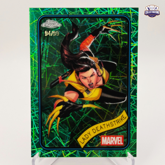 Marvel Chrome 2025 Lady Deathstrike (Hulk Green Lazer Refractor 94/99)