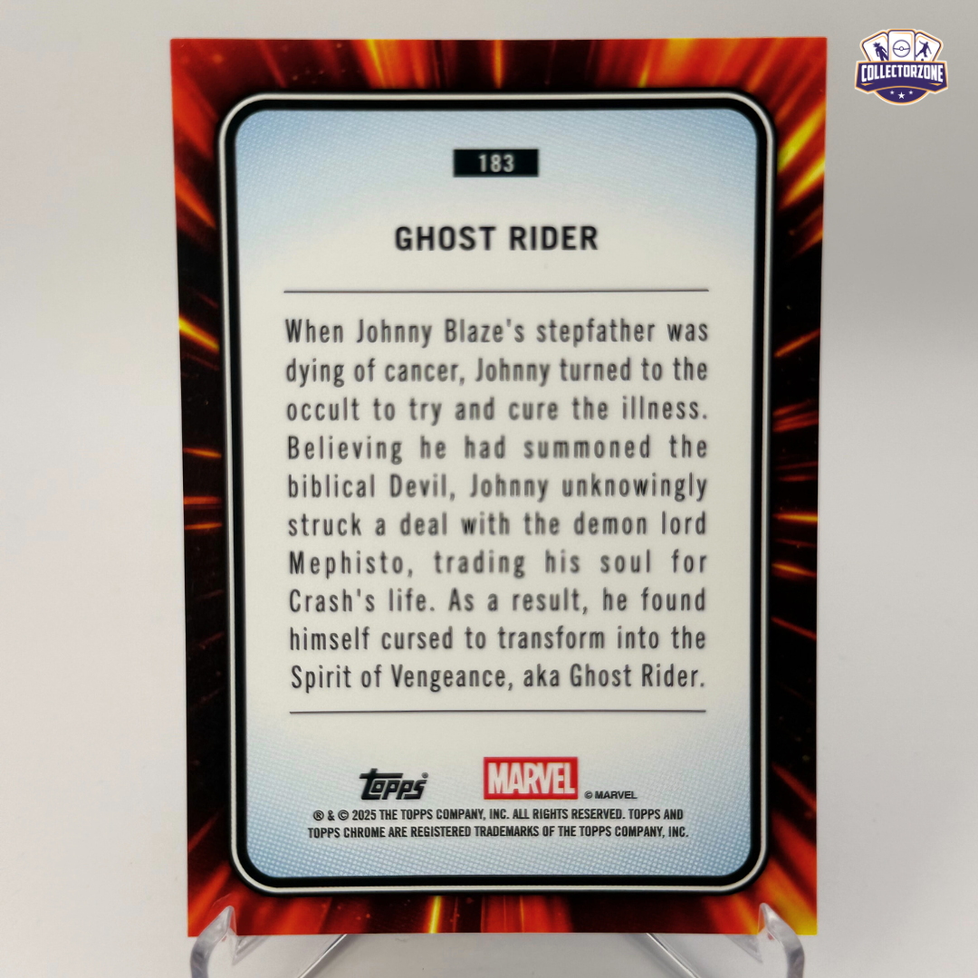 Marvel Chrome 2025 Ghost Rider (Blue Refractor 226/299)