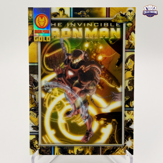 Marvel Chrome 2025 The Invicible Iron Man #1 Gold Card (2008)