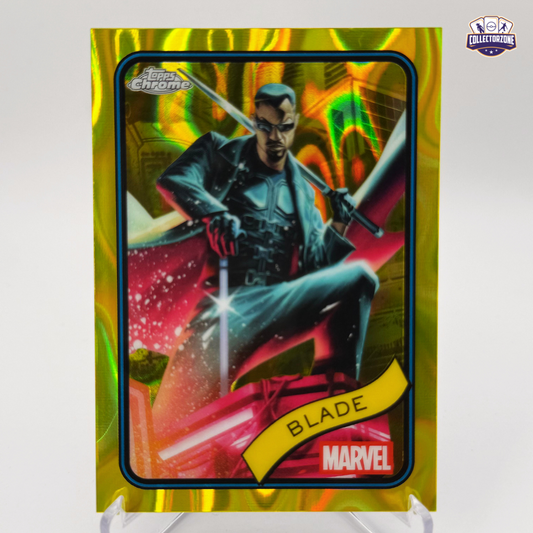 Marvel Chrome 2025 Blade (Yellow Lava Refractor)