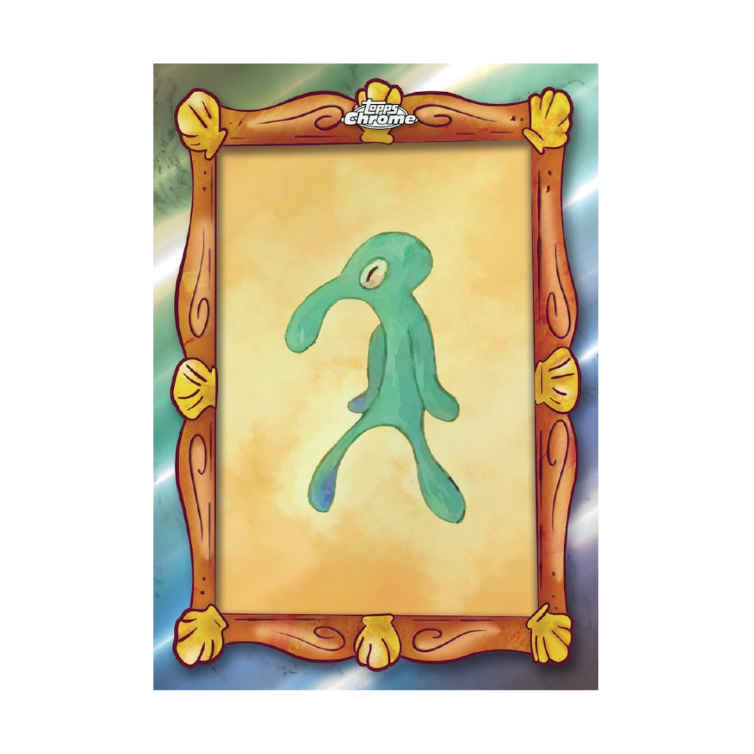 Topps Chrome 25th Anniversary SpongeBob Booster Pack 2025