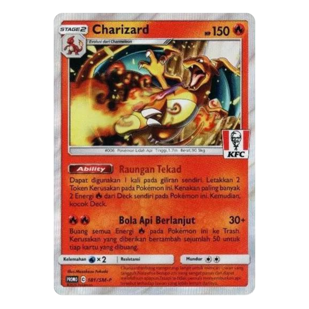 Pokémon Charizard KFC Promo [181/SM-P]