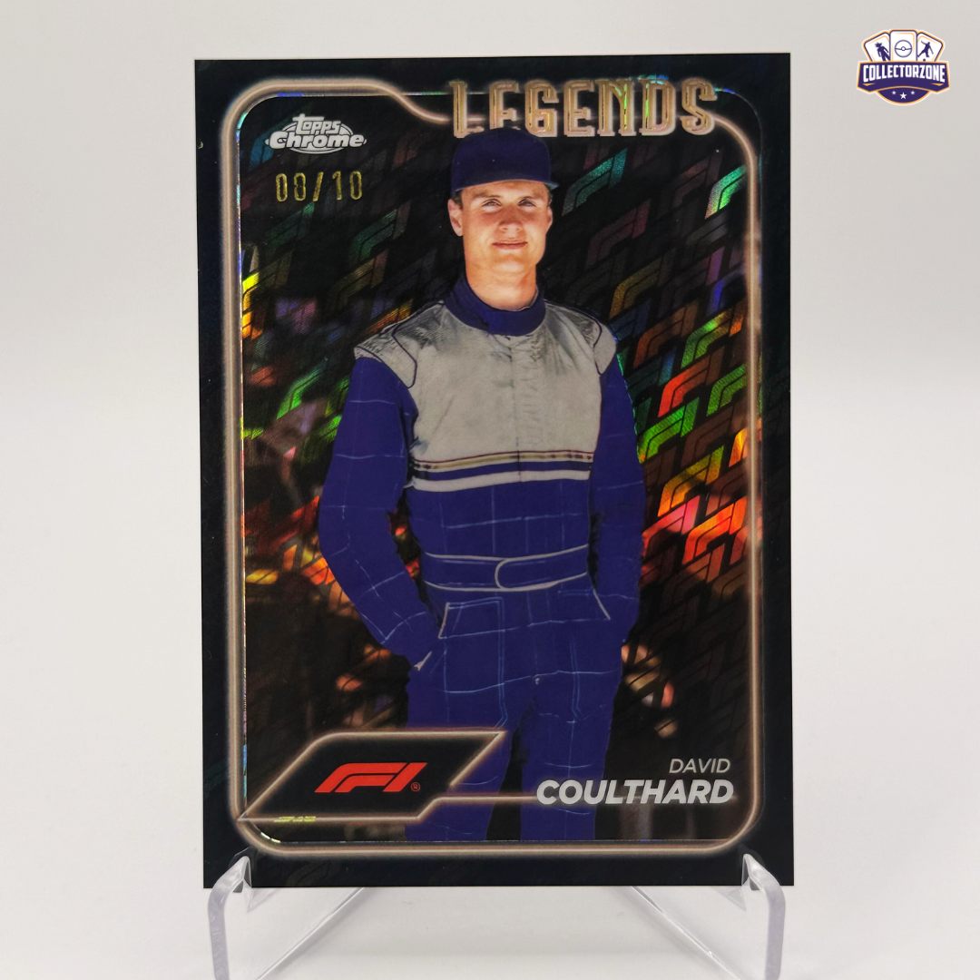 Topps Chrome F1 2024 David Coulthard (Black Legends Logofractor 08/10)
