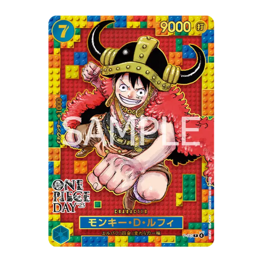 One Piece Day 25 Luffy + Don Promo Card