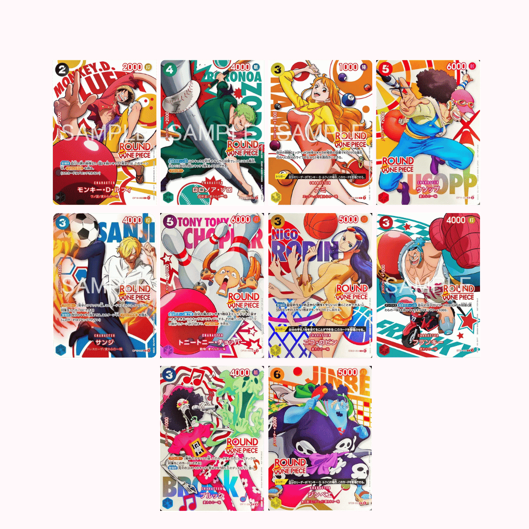 One Piece x Round 1 Single Card Promos [PRE-ORDER] [JP]