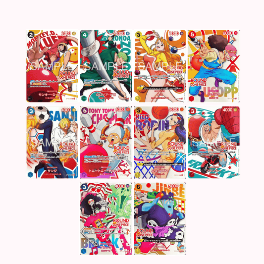 One Piece x Round 1 Full Set Promos [PRE-ORDER]