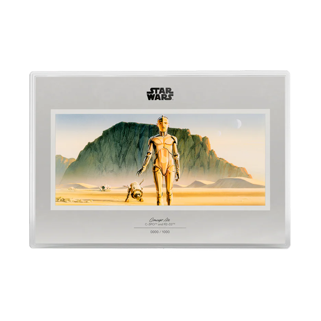 Agoro Star Wars Concept Art C-3PO and R2-D2