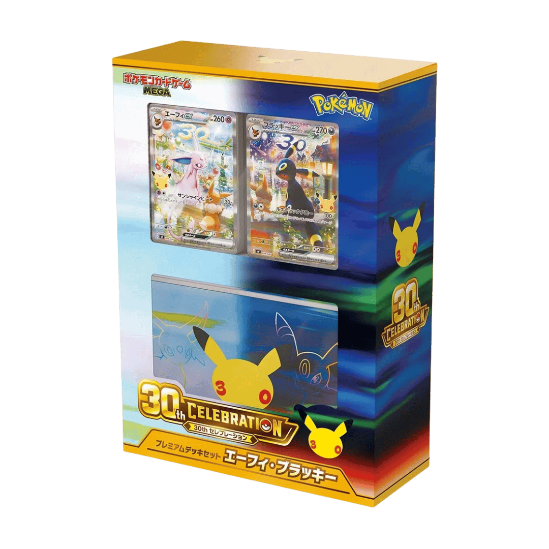 Pokémon 30th Celebration Espeon ex & Umbreon Premium Deck Set [PRE-ORDER] [JP]