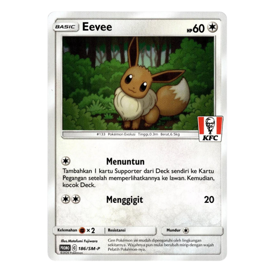 Pokémon Eevee KFC Promo 186/SM-P