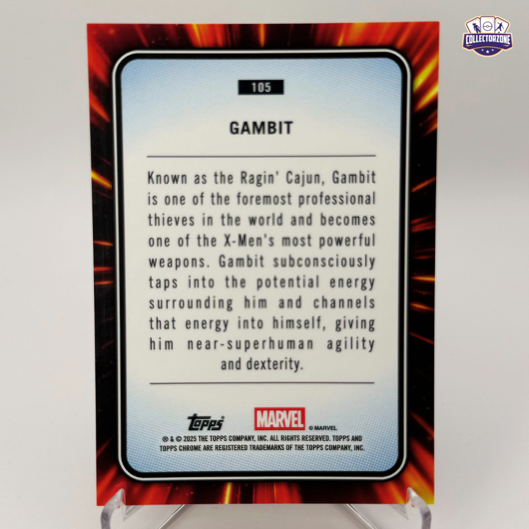 Marvel Chrome 2025 Gambit (Orange Refractor  12/25)