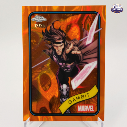 Marvel Chrome 2025 Gambit (Orange Refractor  12/25)