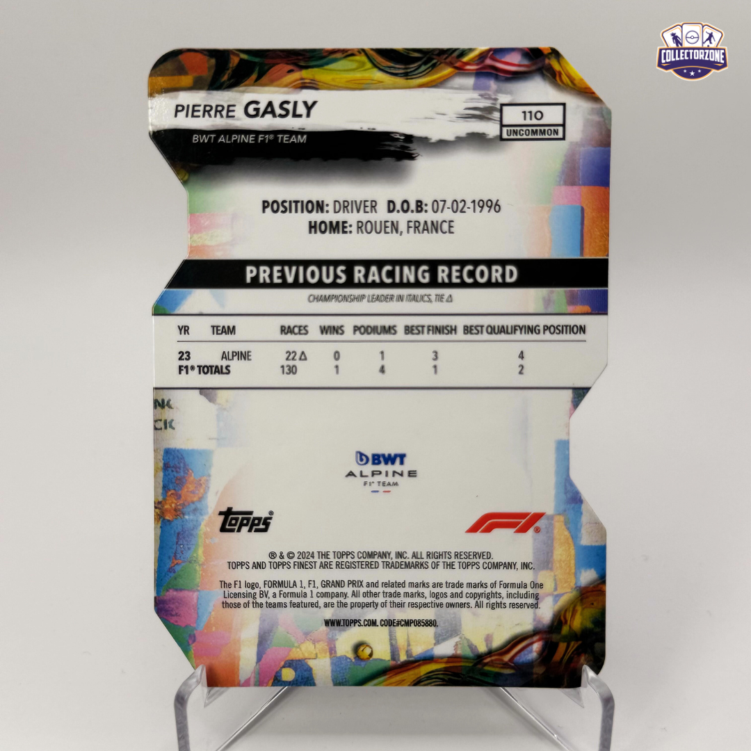 F1 Finest 2024 Pierre Gasly (Uncommon Die Cut 45/75)