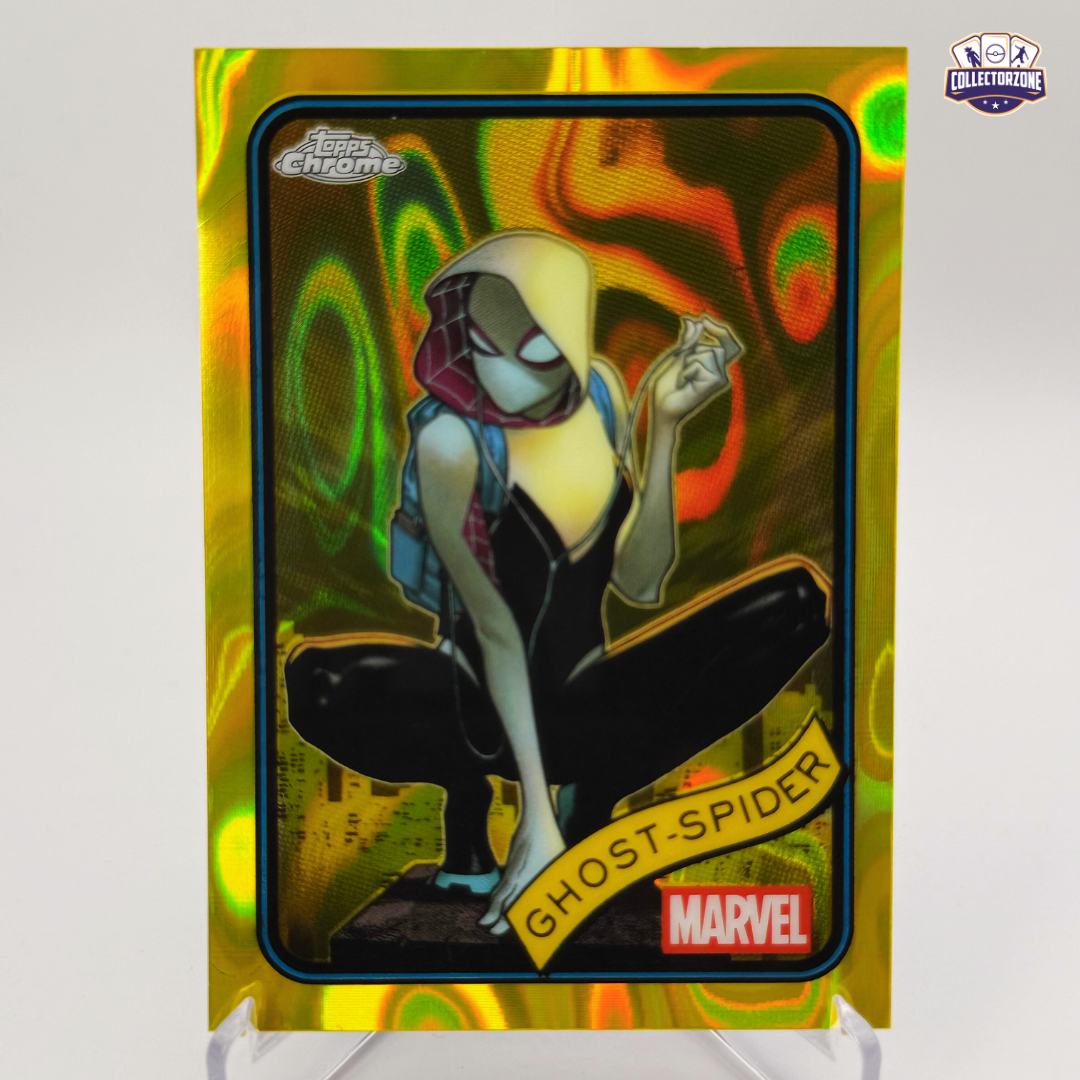 Marvel Chrome 2025 Ghost-Spider (Yellow Lava Refractor)
