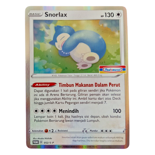Pokémon Snorlax Indomaret Promo