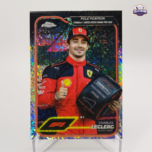 Topps Chrome 2024 Charles Leclerc (Mini Diamond Foil 229/299)