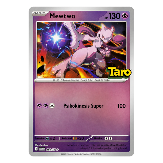 Pokémon Mewtwo Taro 283/SV-P NM