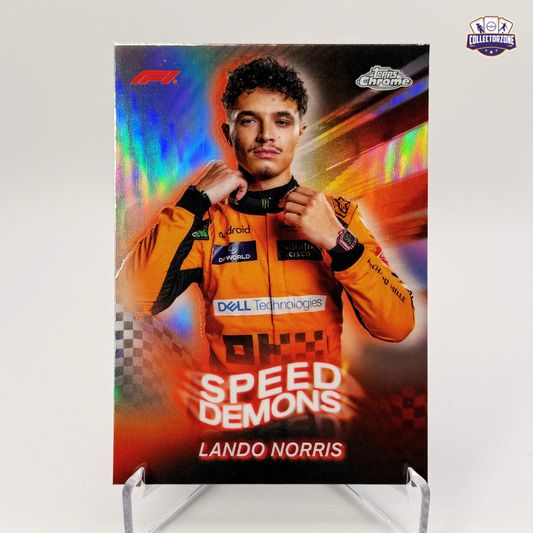 Topps Chrome F1 2024 Lando Norris (Speed Demon Insert)