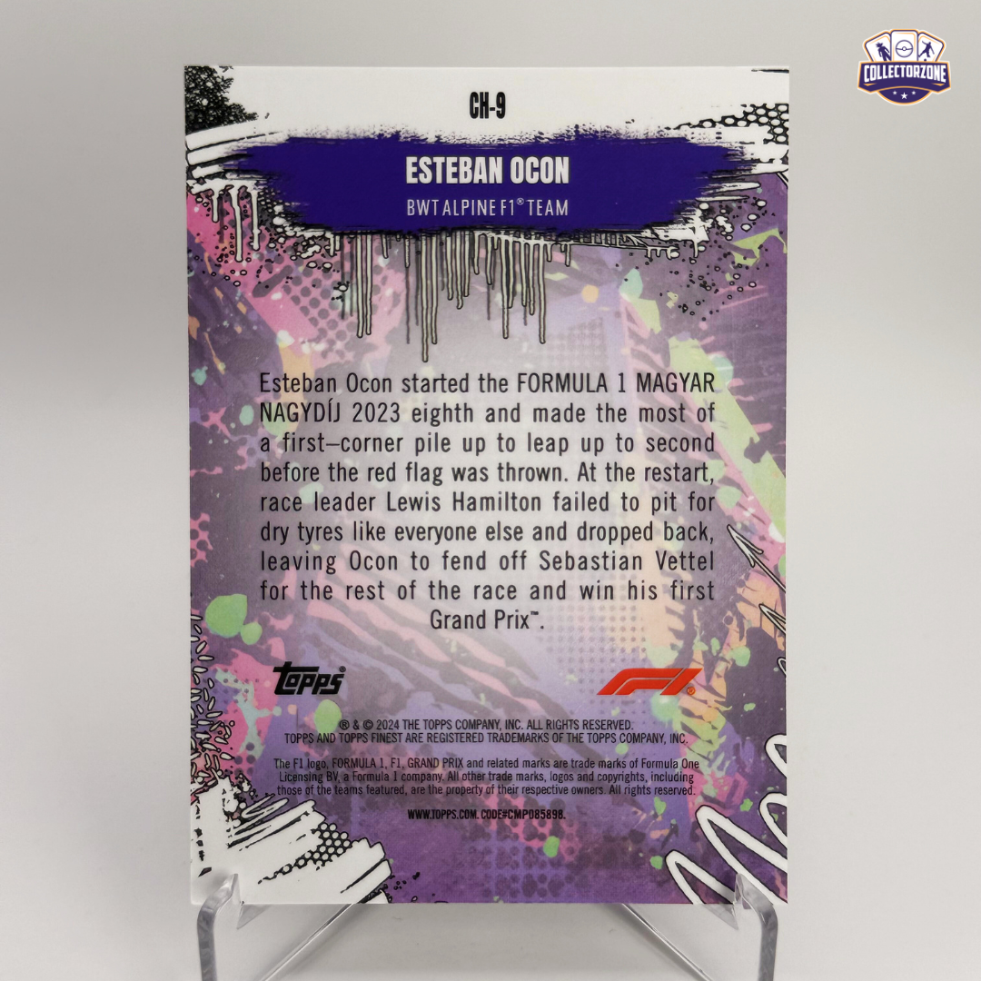 F1 Finest Esteban Ocon (Chaos Insert 08/50)