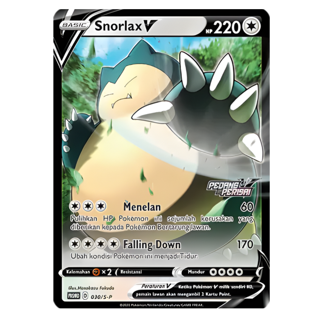 Pokémon Snorlax Pedang Perisai Promo