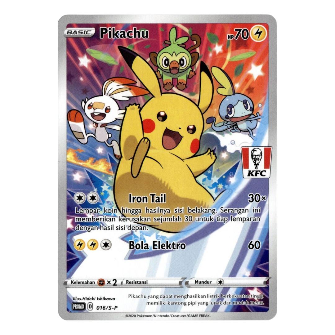 Pokémon Pikachu KFC Promo [016/S-P]