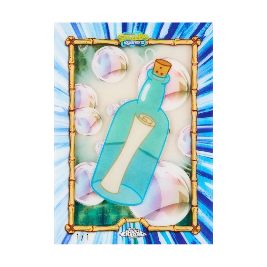 Topps Chrome 25th Anniversary SpongeBob Booster Pack 2025