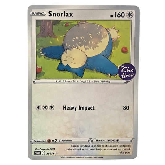 Pokémon Snorlax Chatime Promo 356/S-P