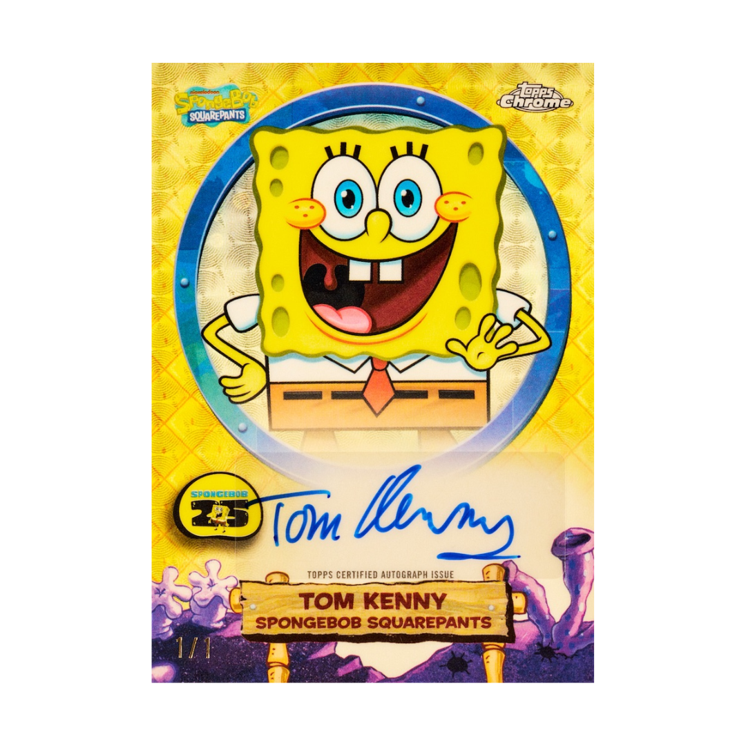 Topps Chrome 25th Anniversary SpongeBob Booster Pack 2025
