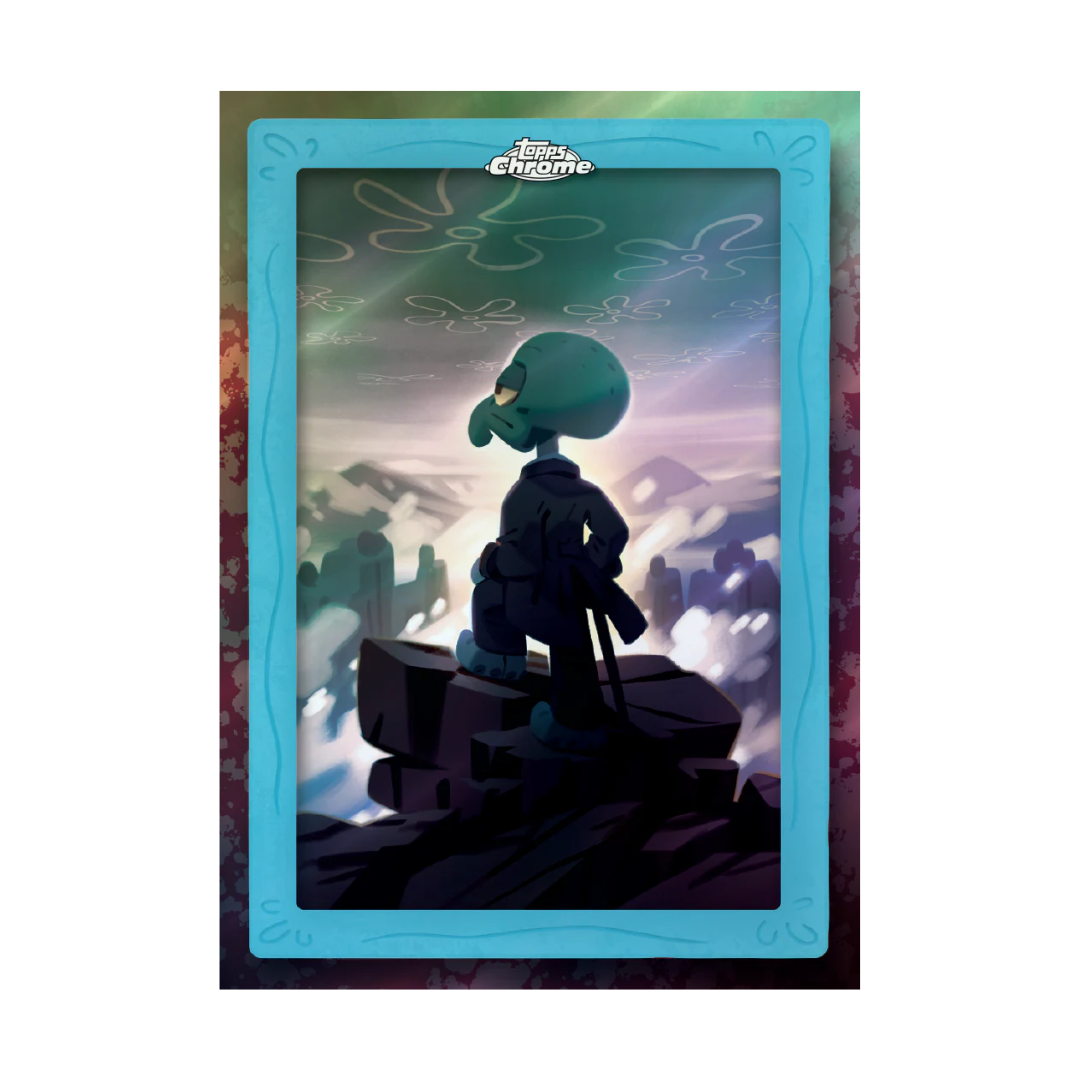 Topps Chrome 25th Anniversary SpongeBob Booster Pack 2025