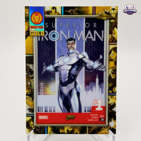 Marvel Chrome 2025 Superior Iron Man Gold Card (2004)
