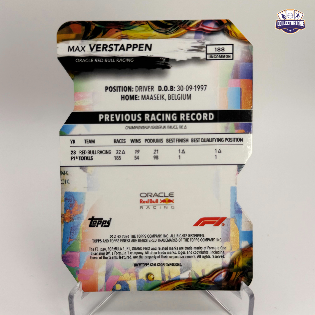 F1 Finest 2024 Max Verstappen (Uncommon Die Cut 09/75)