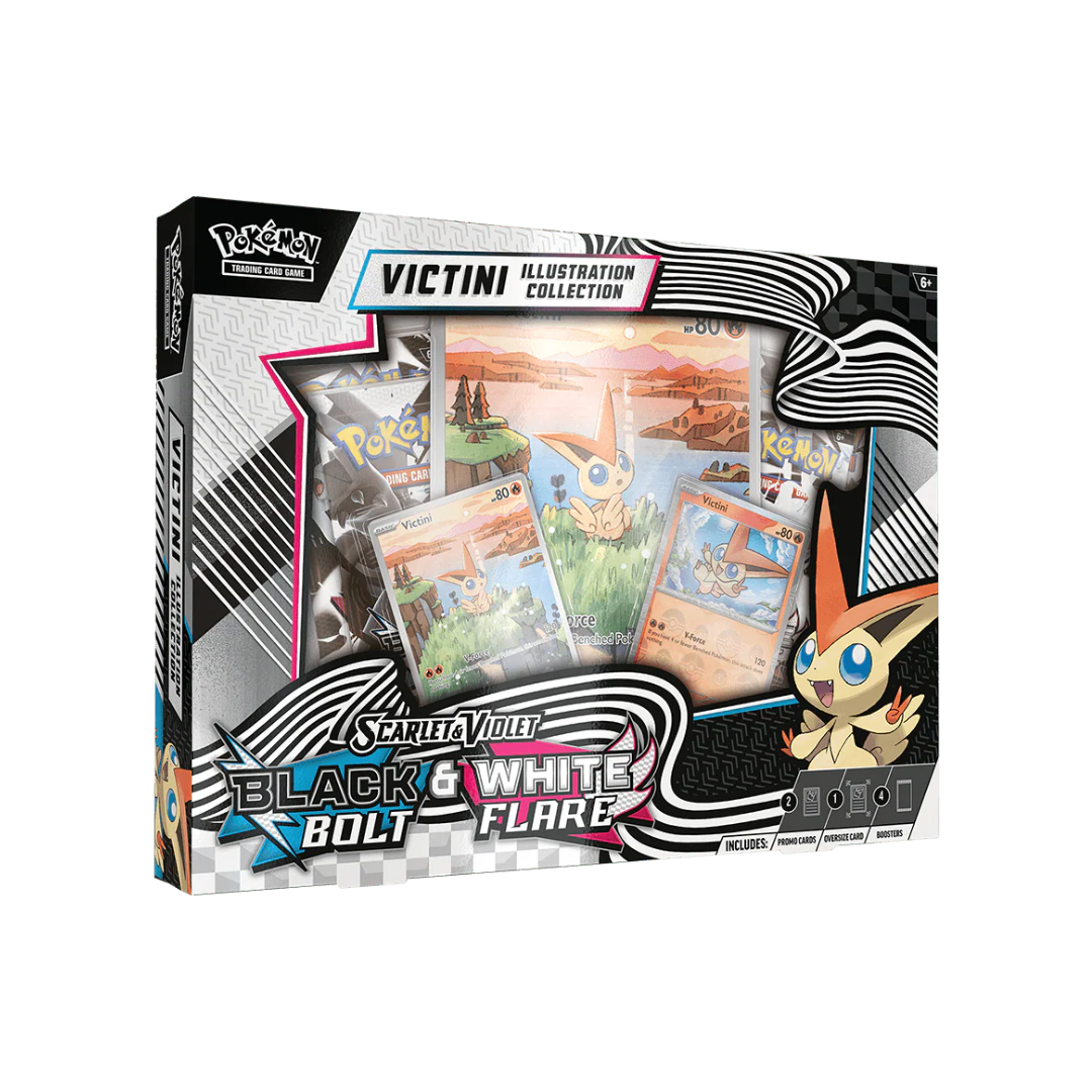 Pokémon Black Bolt & White Flare Victini Illustration Collection