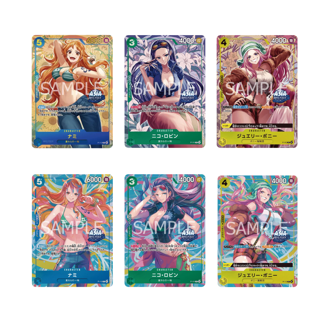 One Piece Asia Tin Vol 2. Full Set