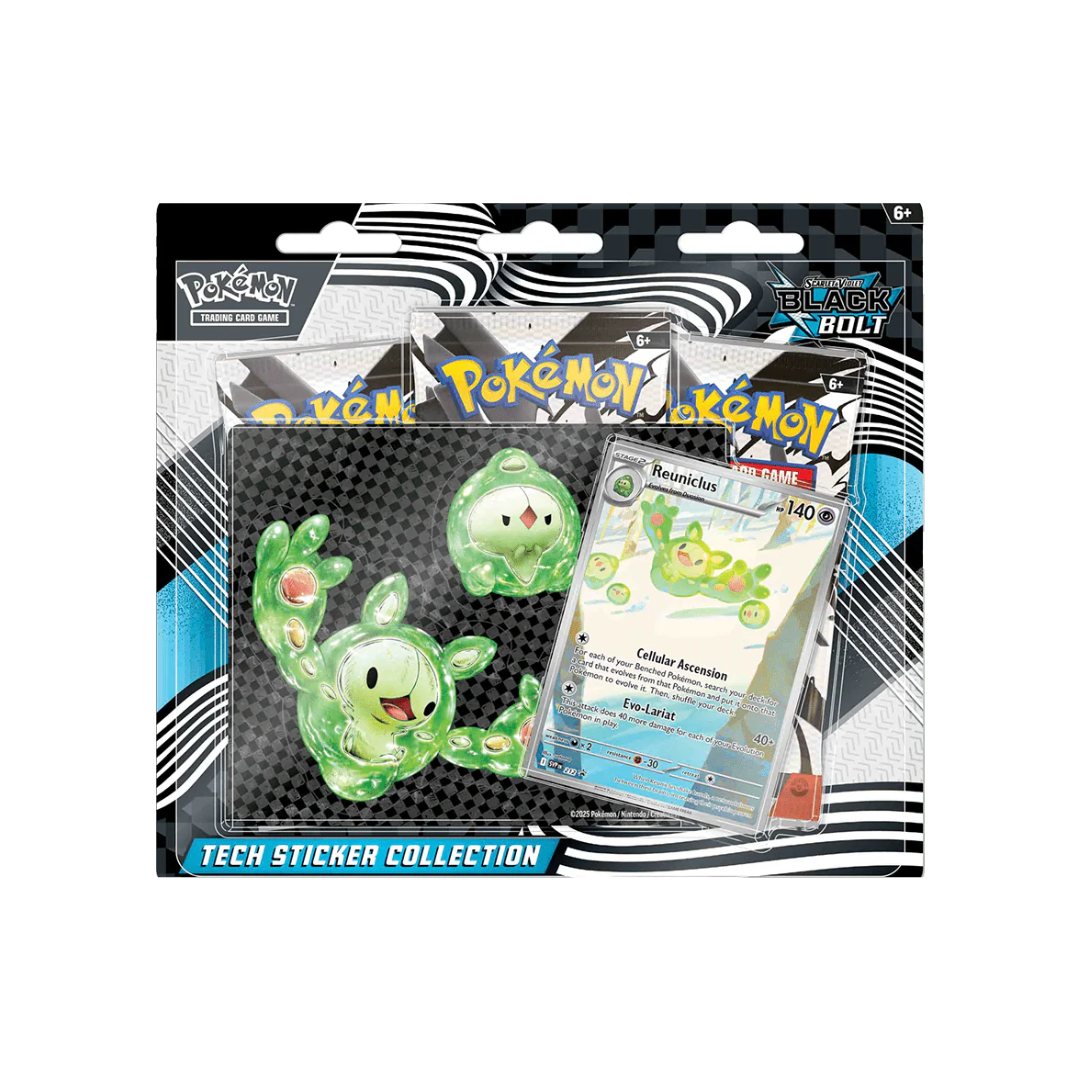 Pokémon Black Bolt Tech Sticker Collection